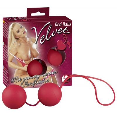 PALLINE DEL PIACERE VELVET "RED BALLS"