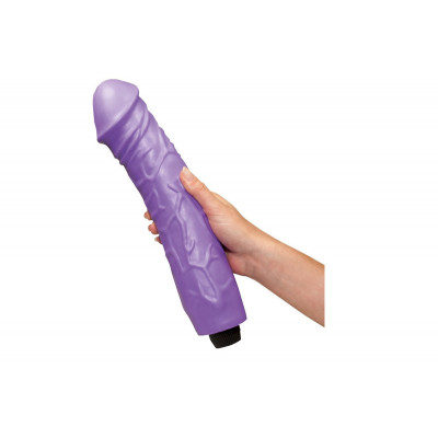 VIBRATORE REALISTICO MAXI "GIANT LOVER" VIOLA - 33 CM