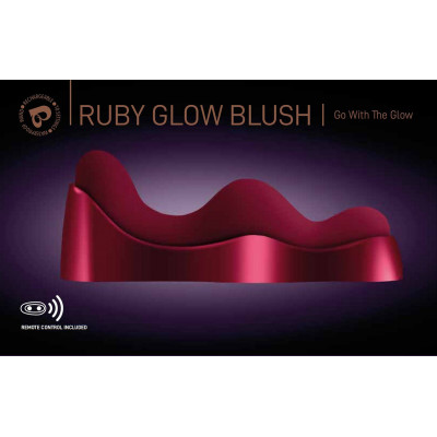 Rocks Off Ruby Glow Blush - Vibratore Punto G, 10 MOD, Ricaricabile